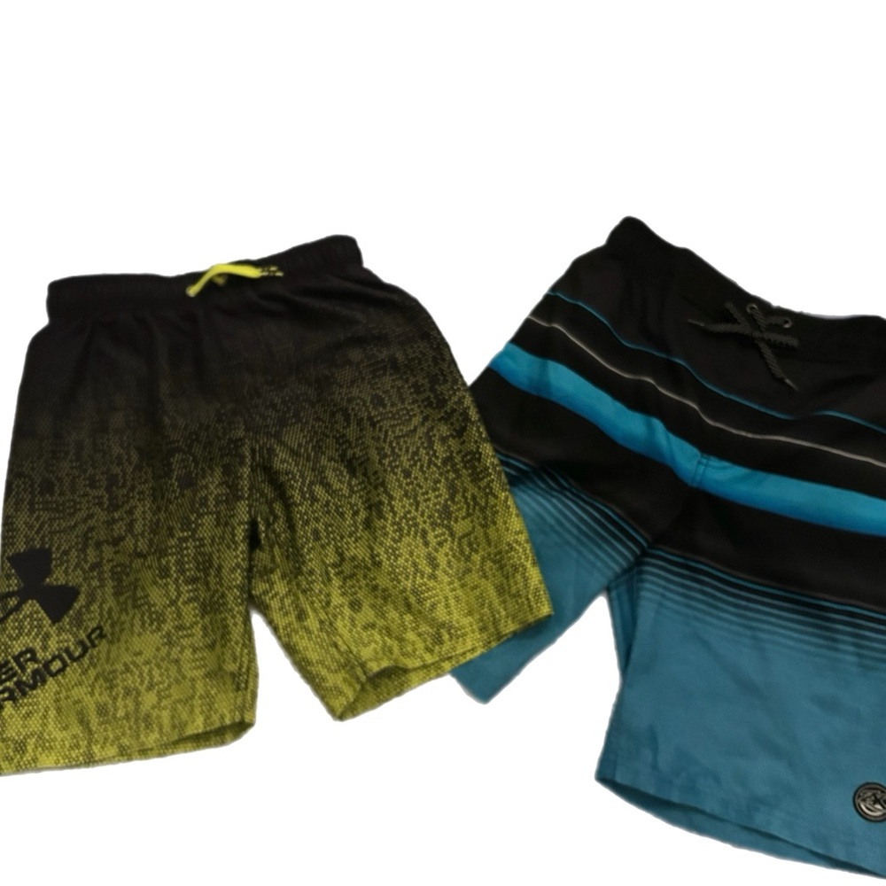 Boys' Black and Yellow Shorts Set